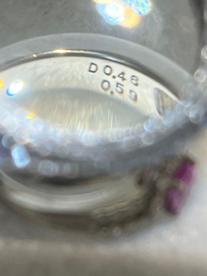 ピンクサファイア リング ネックレス ジュエリーセット 鑑定書付