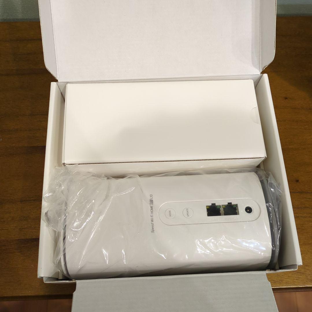 Speed Wi-Fi  5G L13 本体　ホワイト