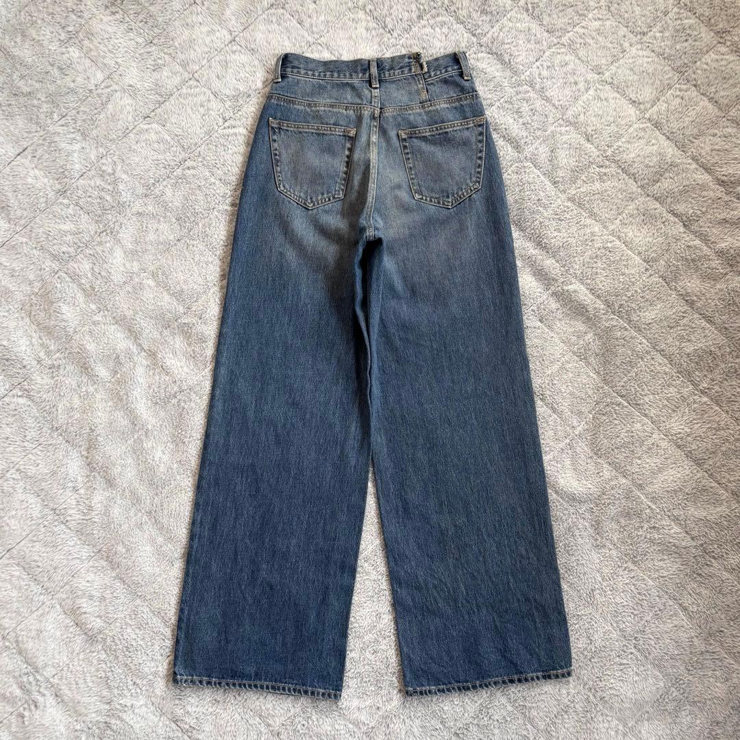 【タグ付】MOUSSY CROSS WAIST WIDE STRAIGHT 2