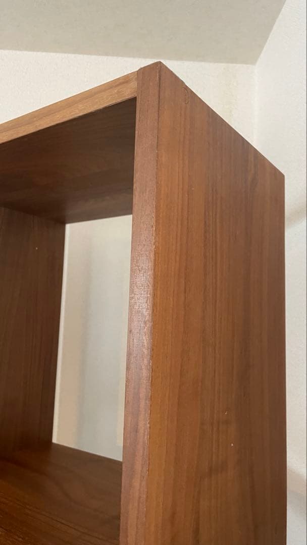 無印良品　スタッキングシェルフ　ウォルナット　5段　直接取引