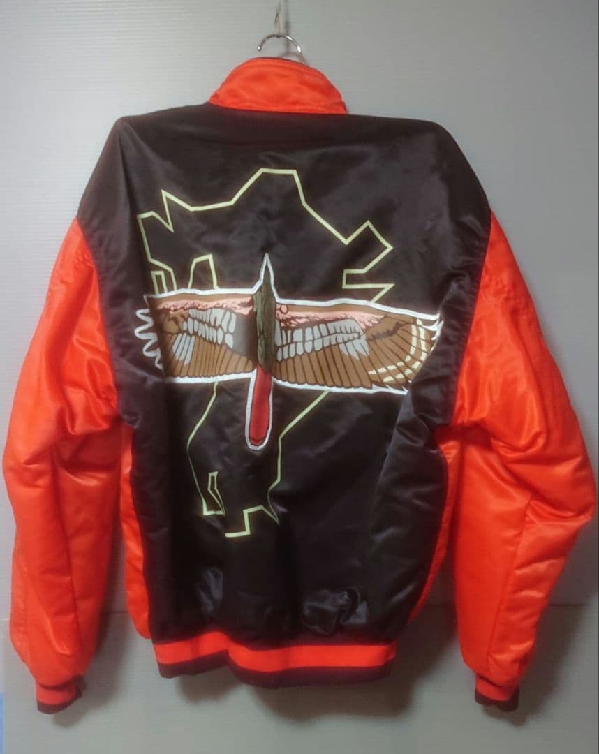 Daiei Hawks ボンバージャケット オレンジ