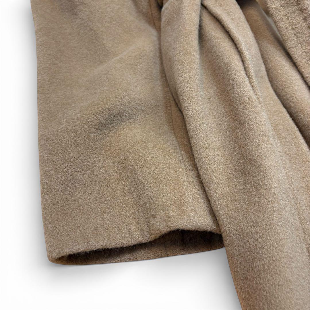 美品 マックスマーラ 白タグ カシミヤ ベルテッドコート キャメル サイズ38