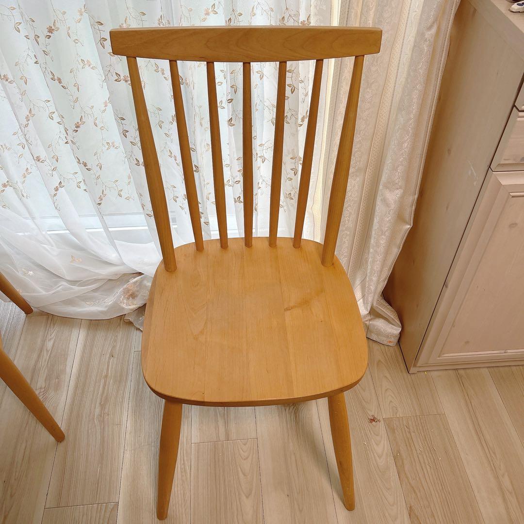 【本日発送】モモナチュラル ダイニングチェア 椅子