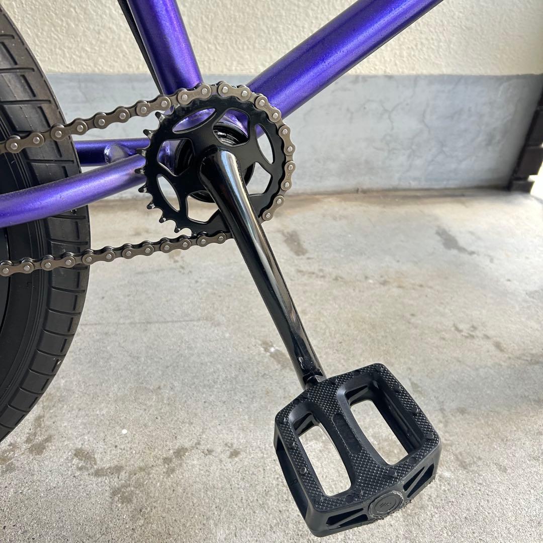 大阪鶴見区直接引取りBMXバイク パープル カラフルステム