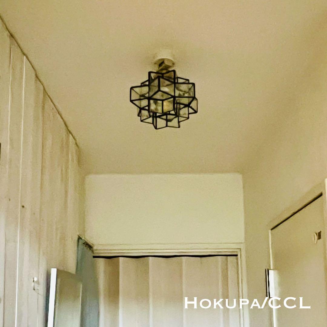 天井照明 シーリングライト Hokupa/CCL ステンドグラス E26 LED
