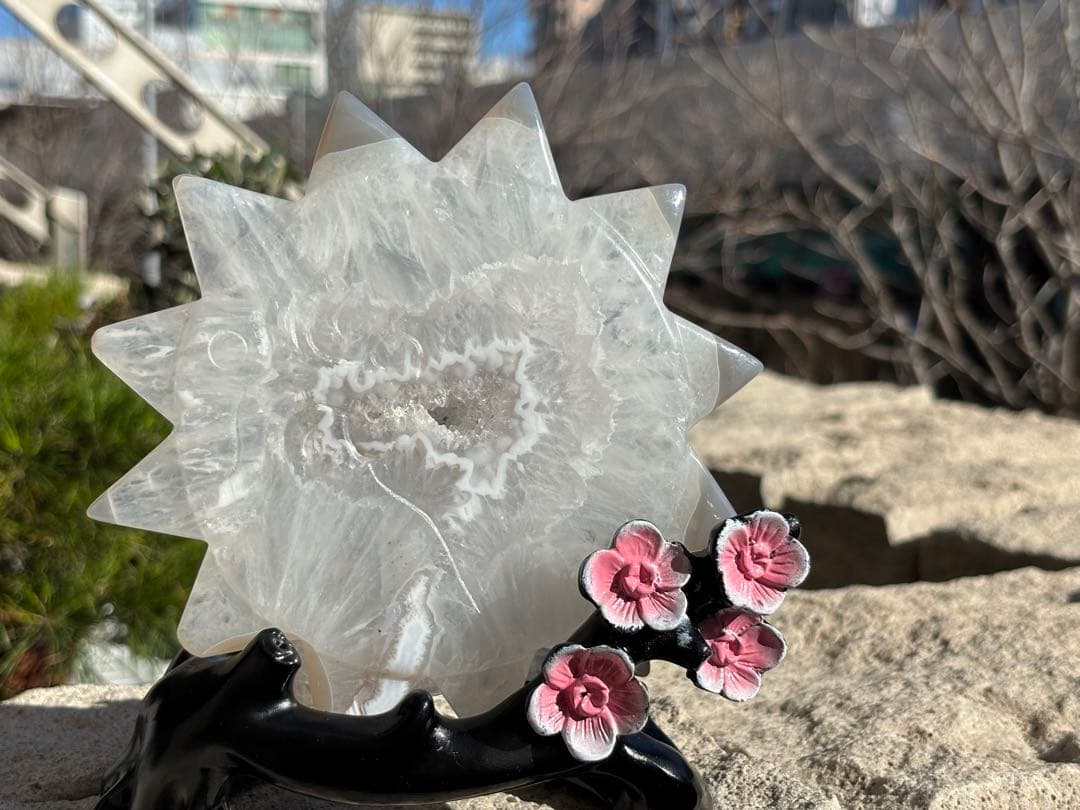 【健康・長寿・子宝】MR70 瑪瑙⭐️太陽⭐️白シュガーザクザクジォード