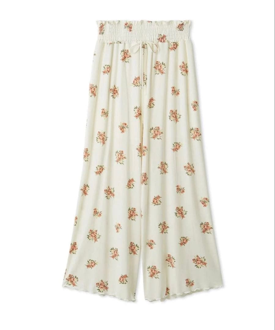 gelato pique 花柄カップインタンクトップ ロングパンツ