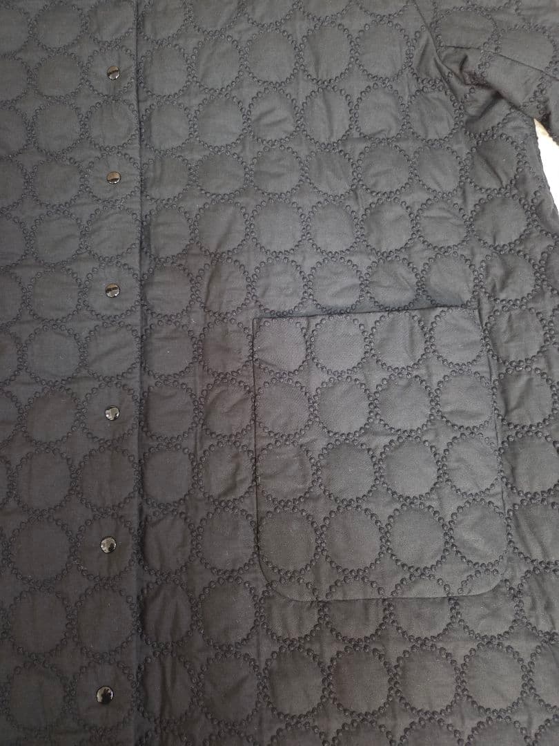 ミナペルホネン　tambourine キルティングコート（black40）