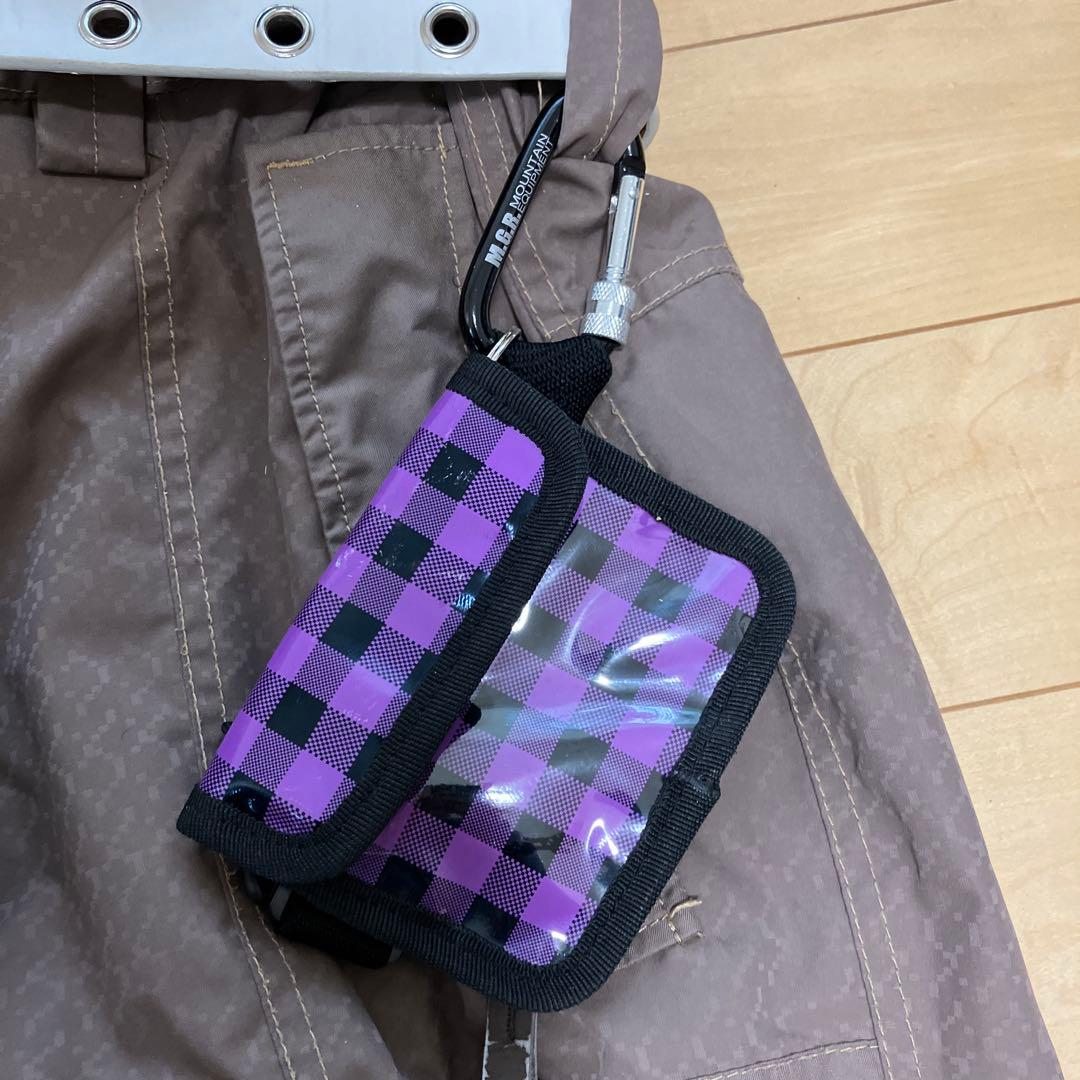 スノーボードウェア M ブラウン　繋ぎタイプ