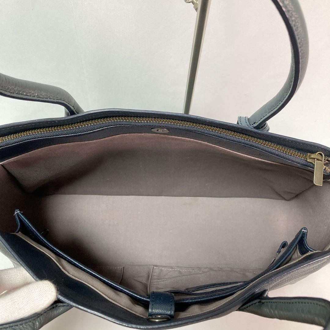 【美品】MOTHERHOUSE マザーハウス リン オープントートバッグ GRY