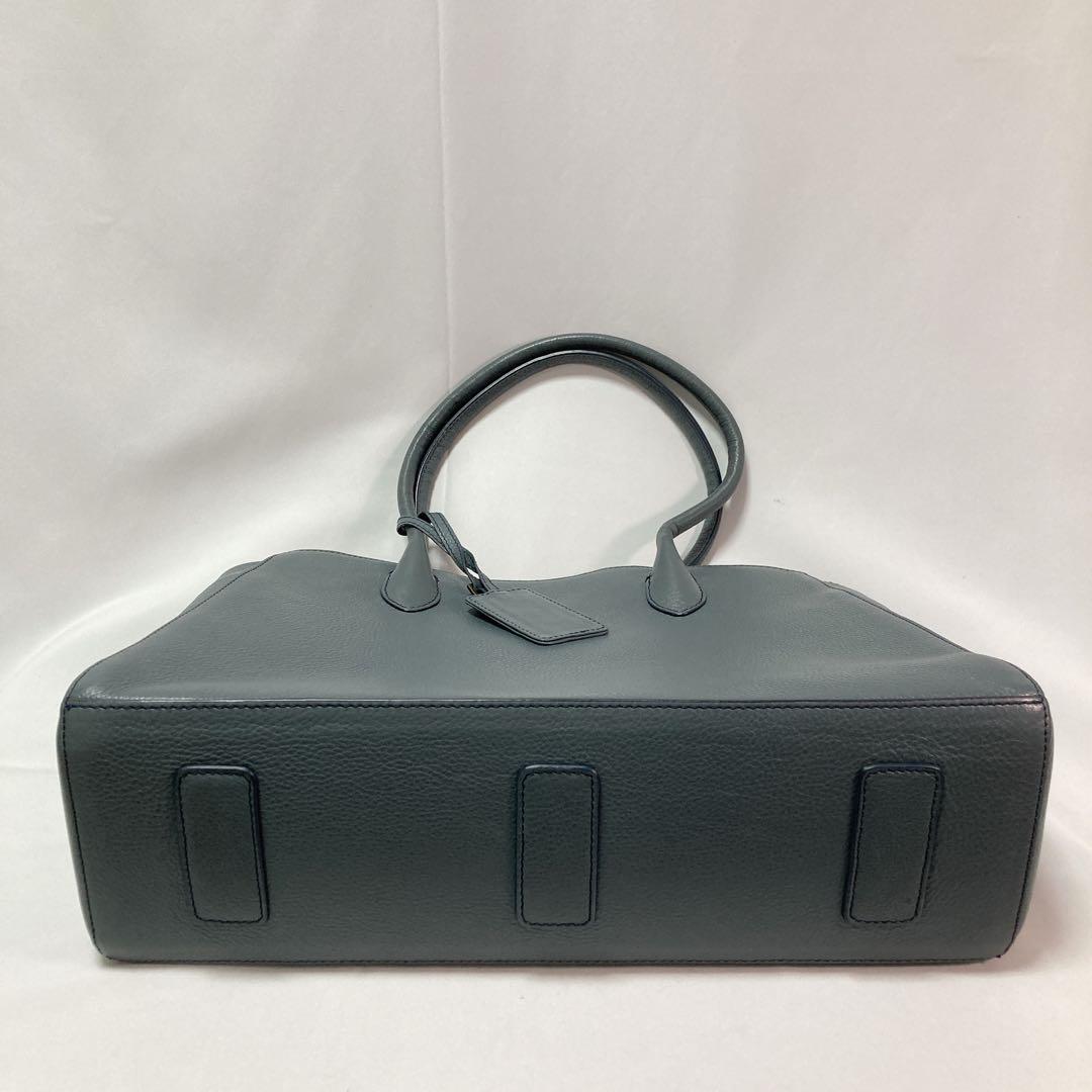 【美品】MOTHERHOUSE マザーハウス リン オープントートバッグ GRY