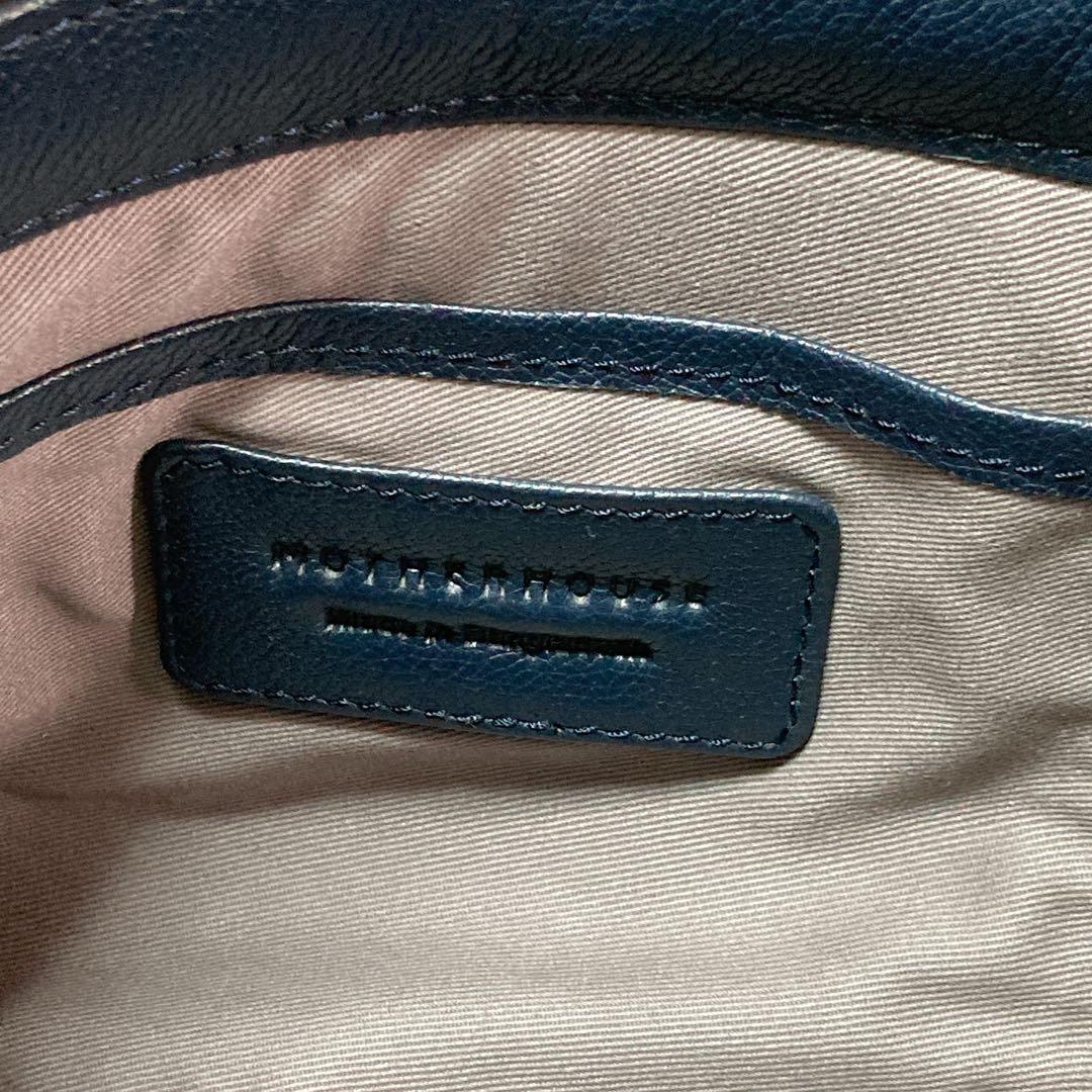 【美品】MOTHERHOUSE マザーハウス リン オープントートバッグ GRY