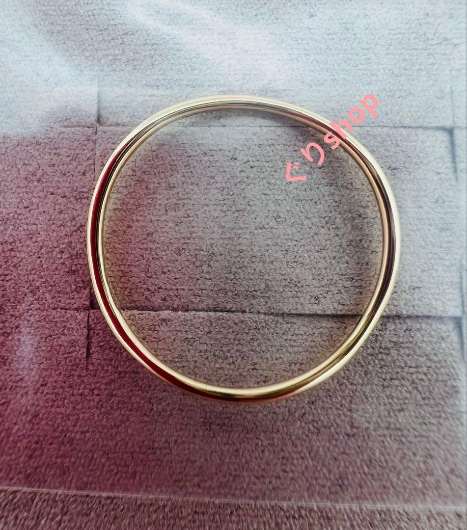 ete K10 YG 【現行品】レイヤード ウェーヴ リング 17号