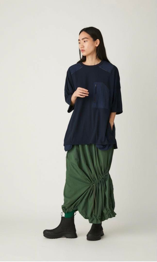 nagonstans ナゴンスタンス◇ライトシェルタフタフレアバルーンスカート