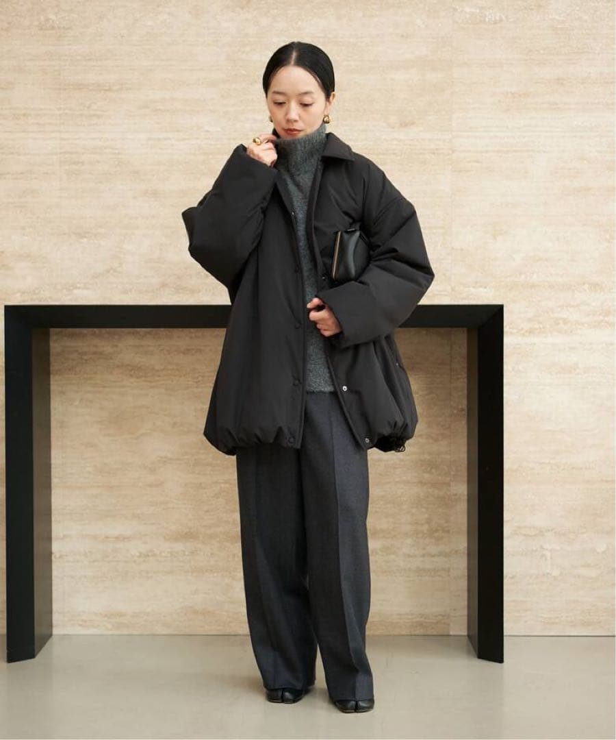 plage 撥水tailored puff コート即発送可能 新品タグ付き　36