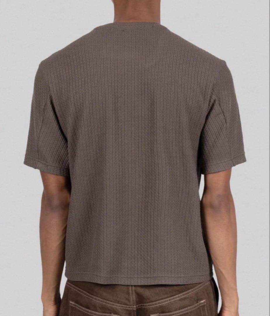 新品 S STRONG 006 KNIT T (GREIGE) 深水光太