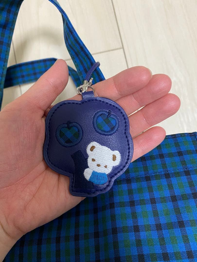 familiar チェック柄 トートバッグ A4対応　✳︎animal✳︎