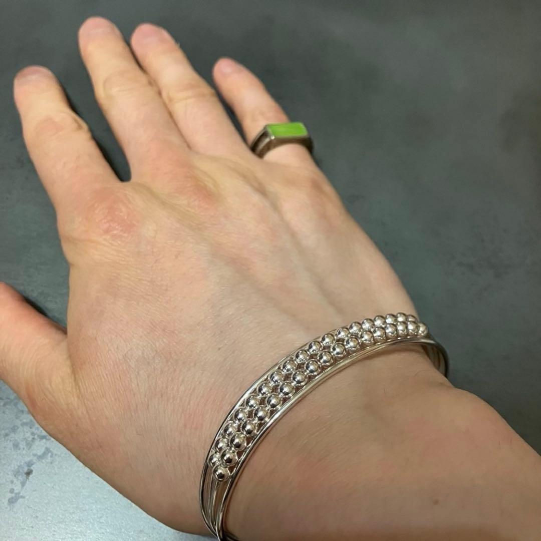 SILVER925 NAVAJO PEARL BANGLE/シルバーブレスレット