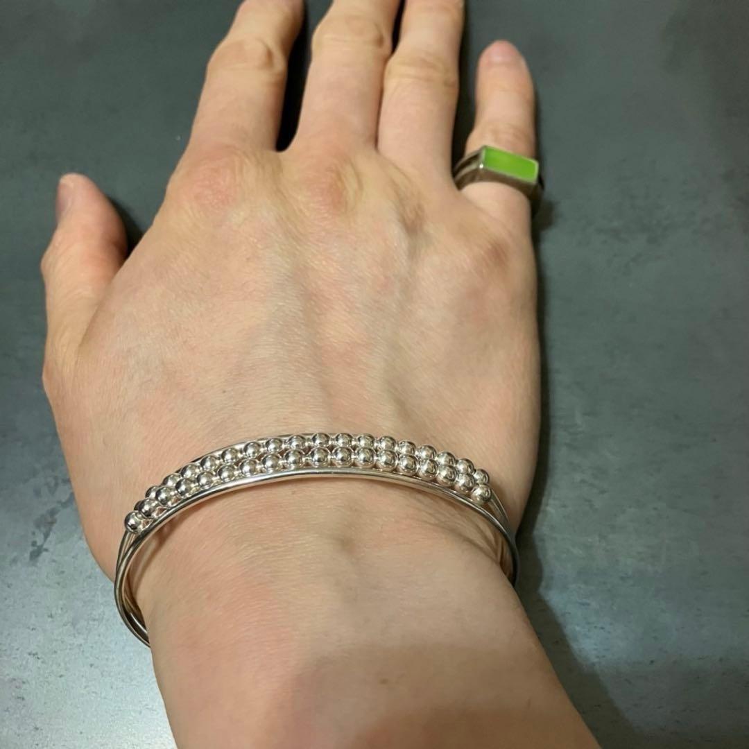 SILVER925 NAVAJO PEARL BANGLE/シルバーブレスレット