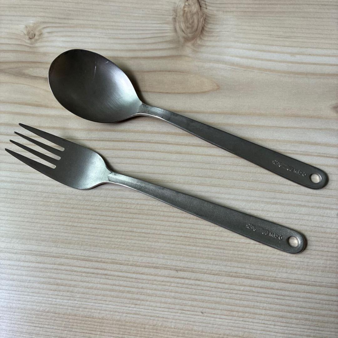 MIZO ミゾー　チタン製　フォーク、スプーン　2点セット