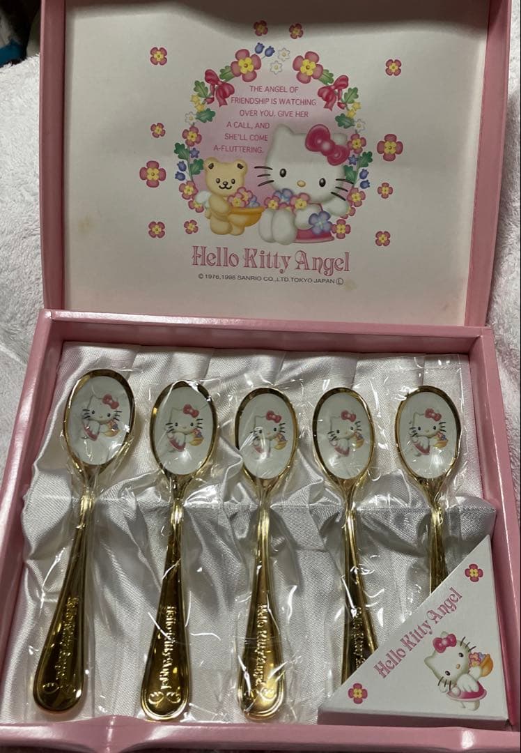 ハローキティエンジェル☆スプーン5本セット☆激レア☆1998年製￼