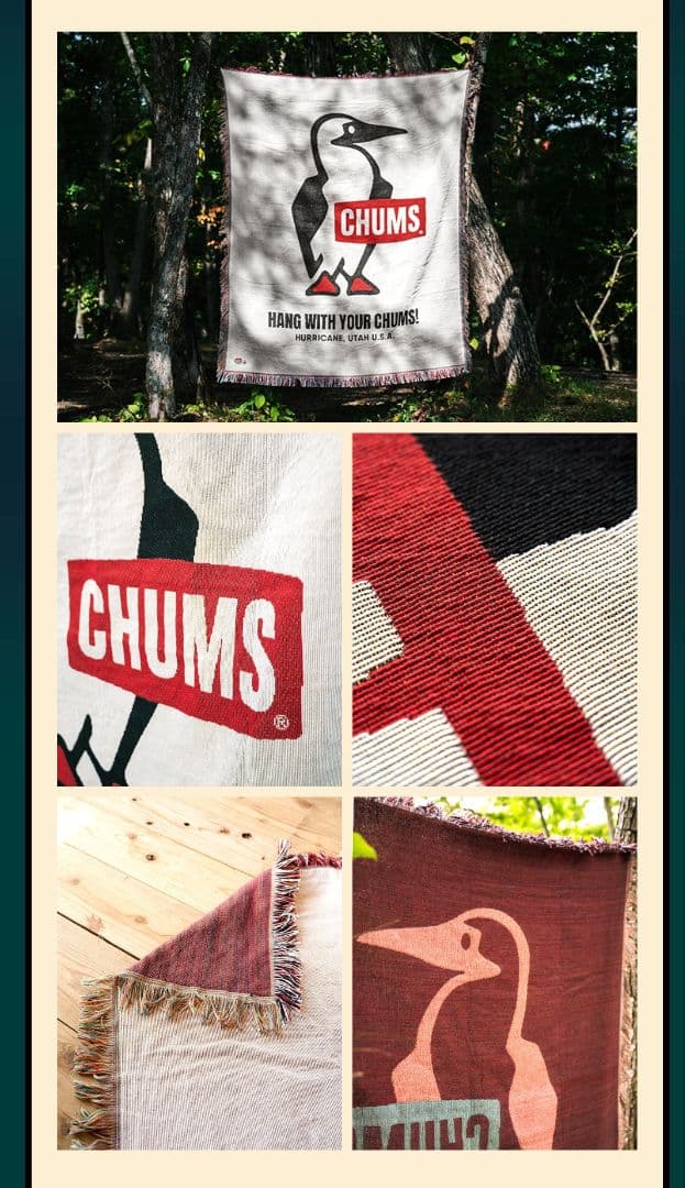 チャムス　2025年限定ラグ