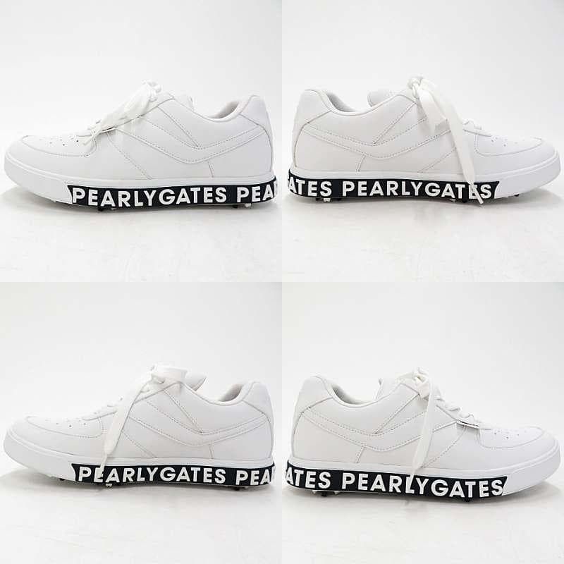 【美品】PEARLY GATES ゴルフシューズ サイズ24.5 [M5876]