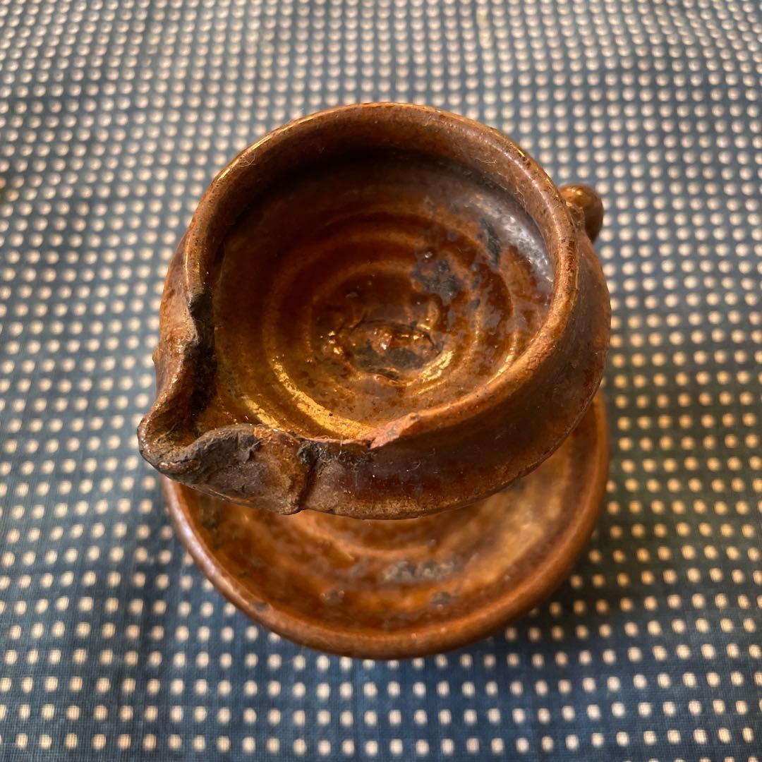 灯火器　灯台　ともしだい 灯明皿　油皿　燈明灯　古民具　たんころ　ひょうそく3客