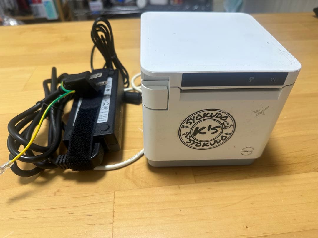 コンパクトホワイトレジプリンター