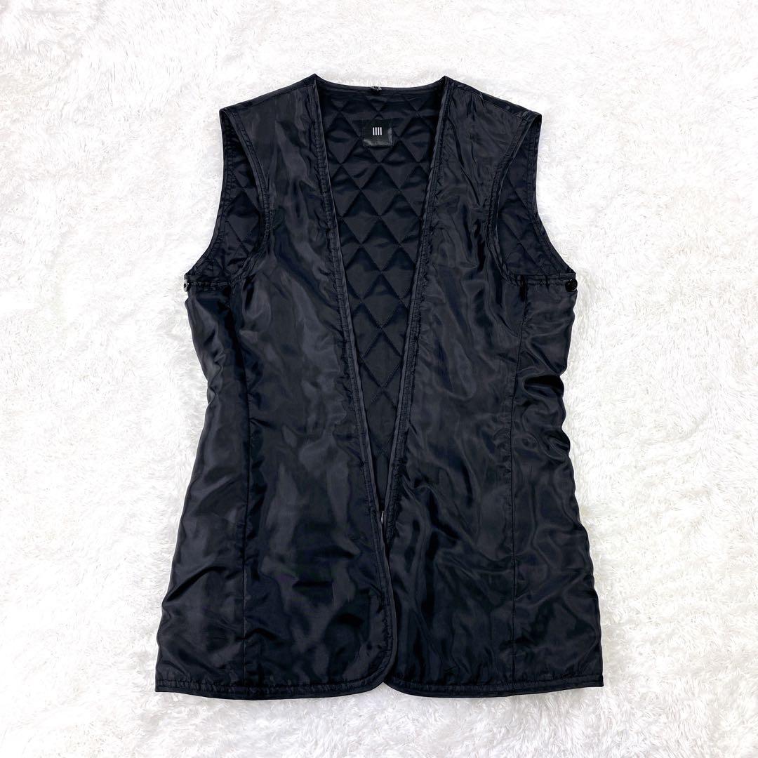 極美品 スーツセレクト 撥水 ベルテッドボンディングコート ネイビー Lサイズ