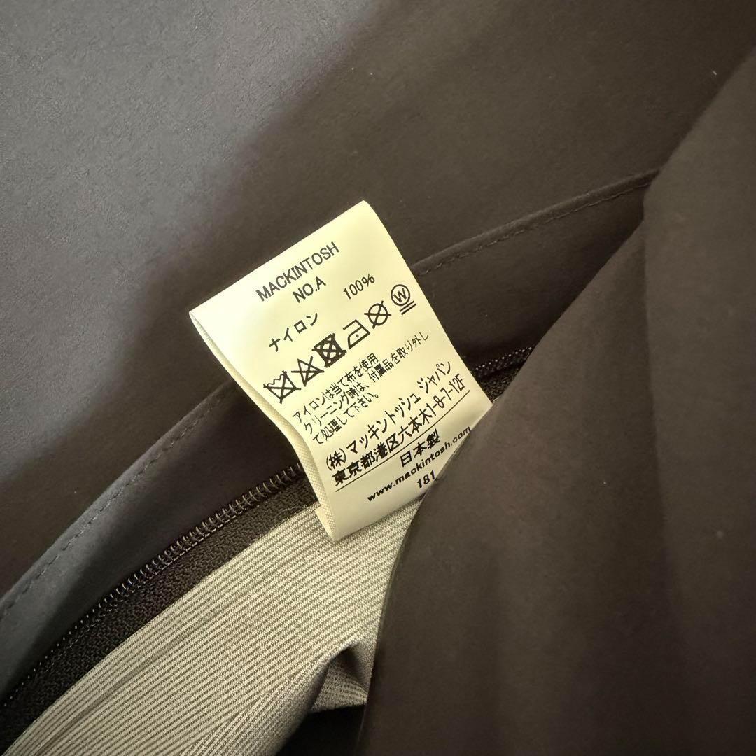美品 MACKINTOSH マッキントッシュ ナイロン フーデッドコート レイン