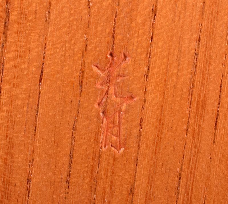 浮月挽物名工　田中光月作　塔　高さ約53.5cm　ガラスケース　V　R4231B