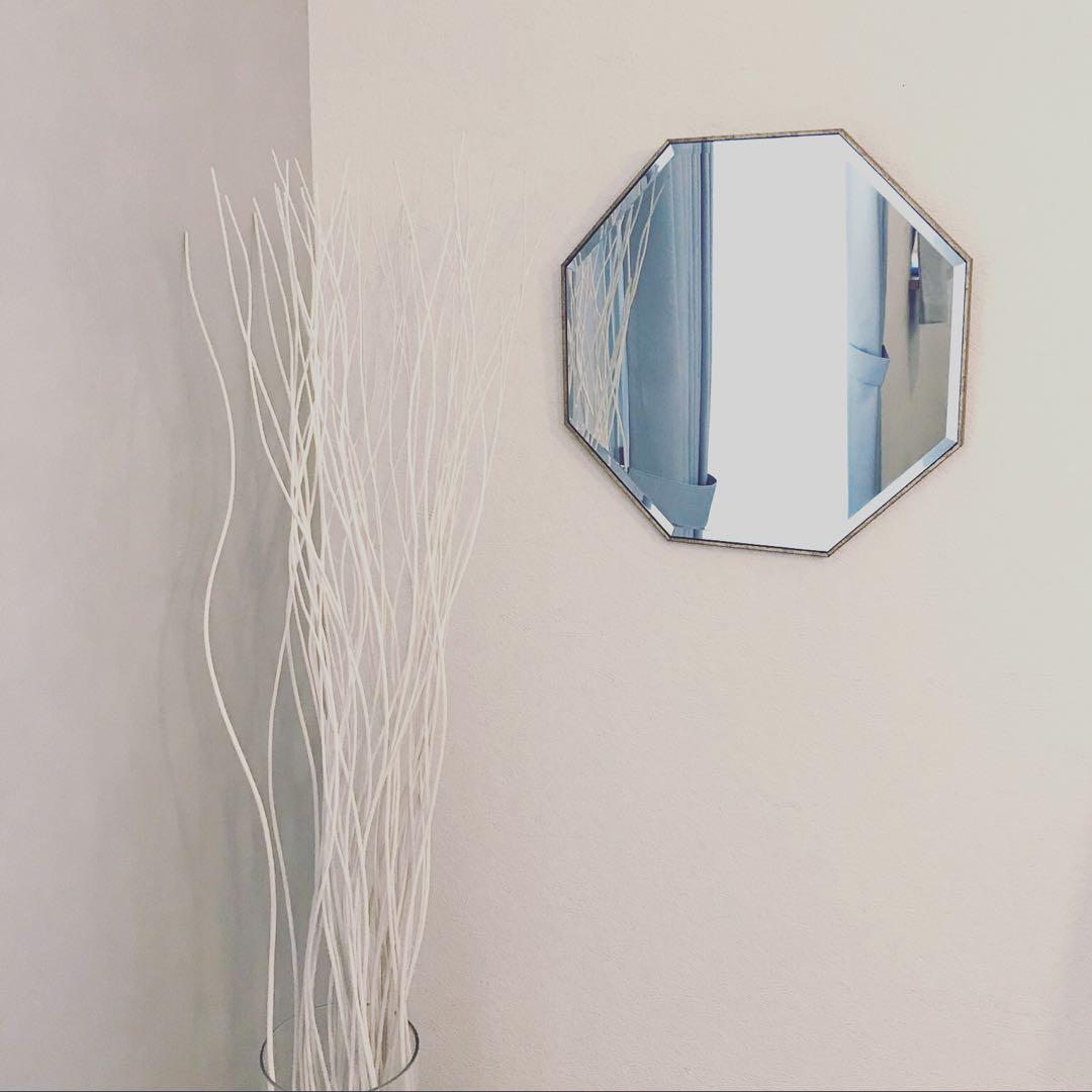 マナベインテリアハーツ　八角ミラー　8角鏡