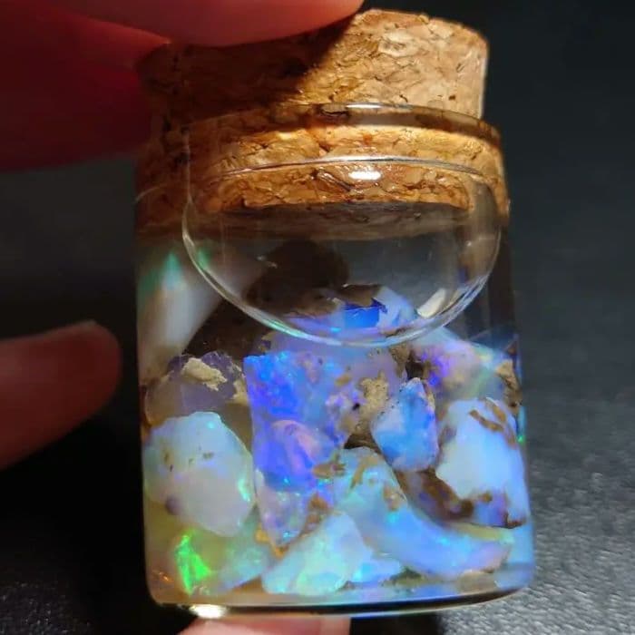 エチオピア　チョーク　オパール原石 詰合わせ　鉱物　標本　約10g分50CT近く