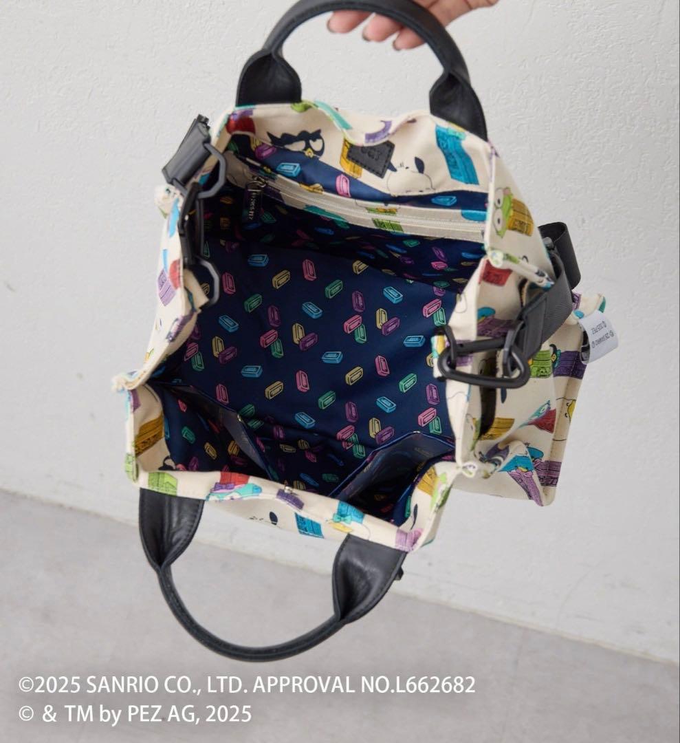 【はぴだんぶい×PEZ×ear】A4サイズ対応/コラボコットントートバッグM