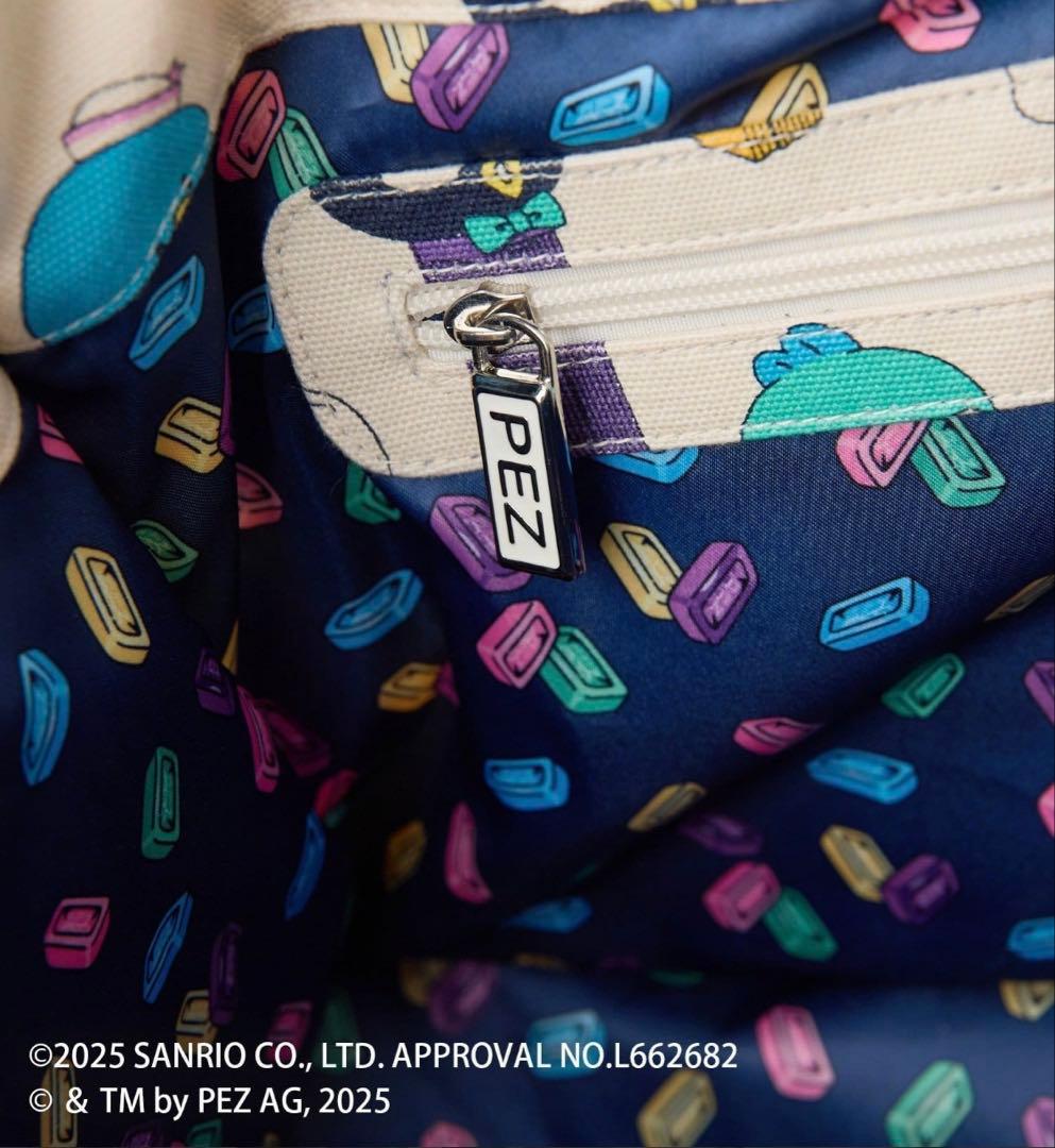【はぴだんぶい×PEZ×ear】A4サイズ対応/コラボコットントートバッグM