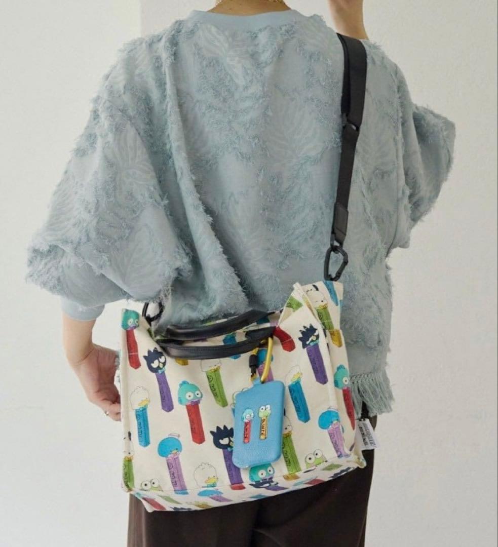 【はぴだんぶい×PEZ×ear】A4サイズ対応/コラボコットントートバッグM