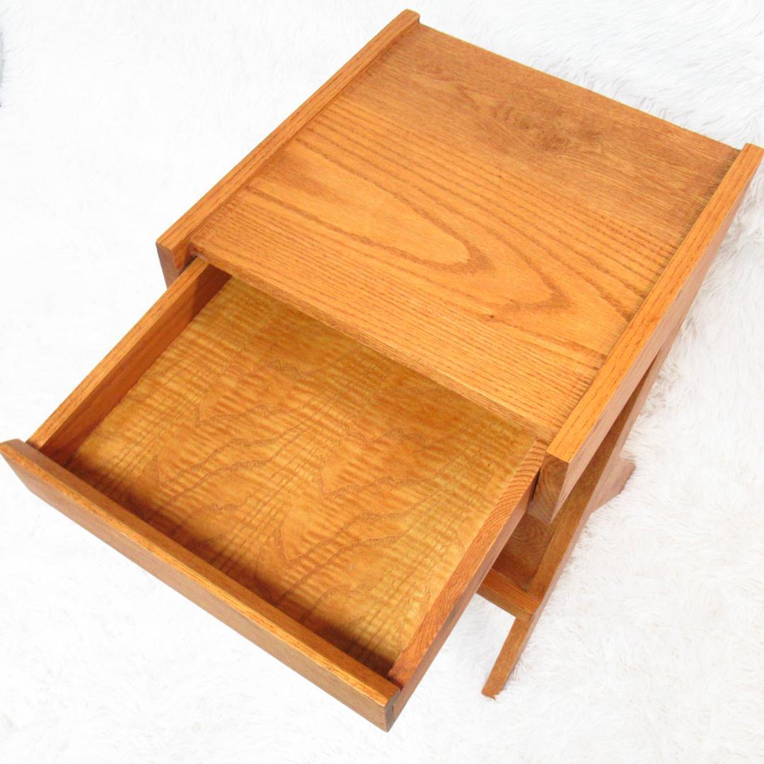 BI OAK DRAWER TABLE【LIFE FARNITURE】