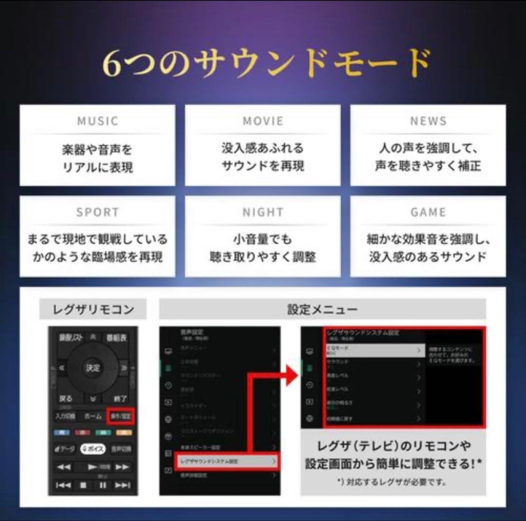 REGZA サウンドシステム RA-B100