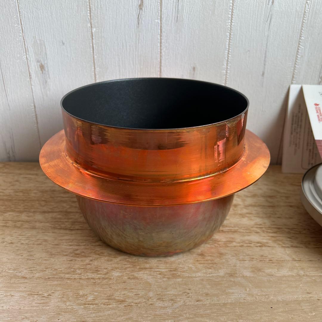 新光堂 ごはんはどうだ 純銅製 炊飯 羽釜 3〜5合炊き CM-5