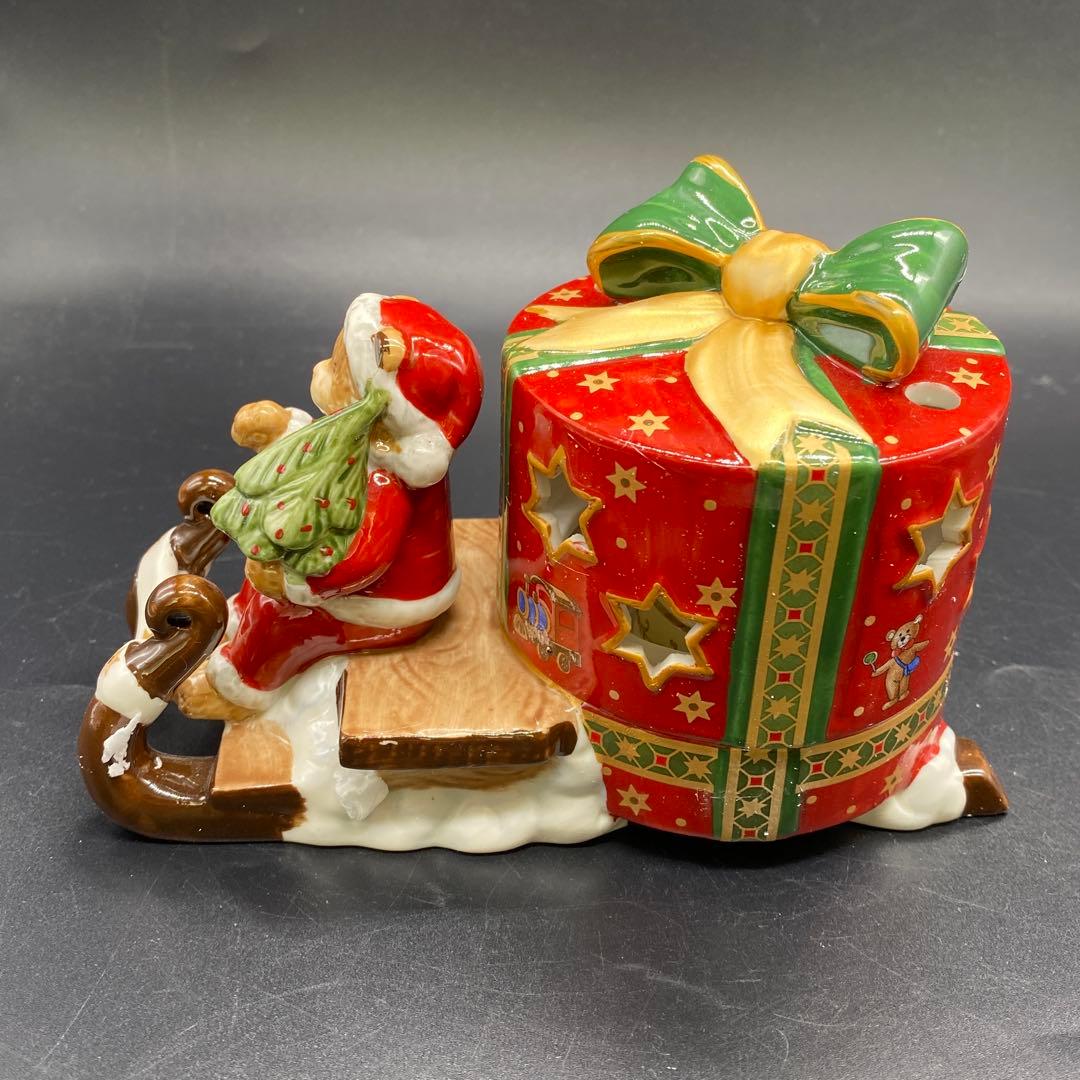 箱付き　ビレロイ&ボッホ　置物　クリスマス　キャンドルホルダー　　no.139