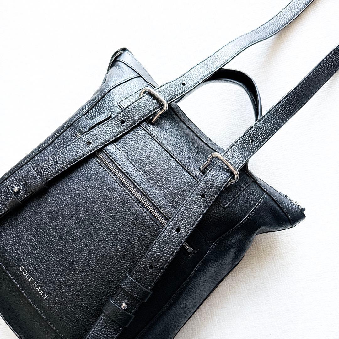 【極美品】コールハーン　グランドアンビションスモールバッグパック　オールレザー
