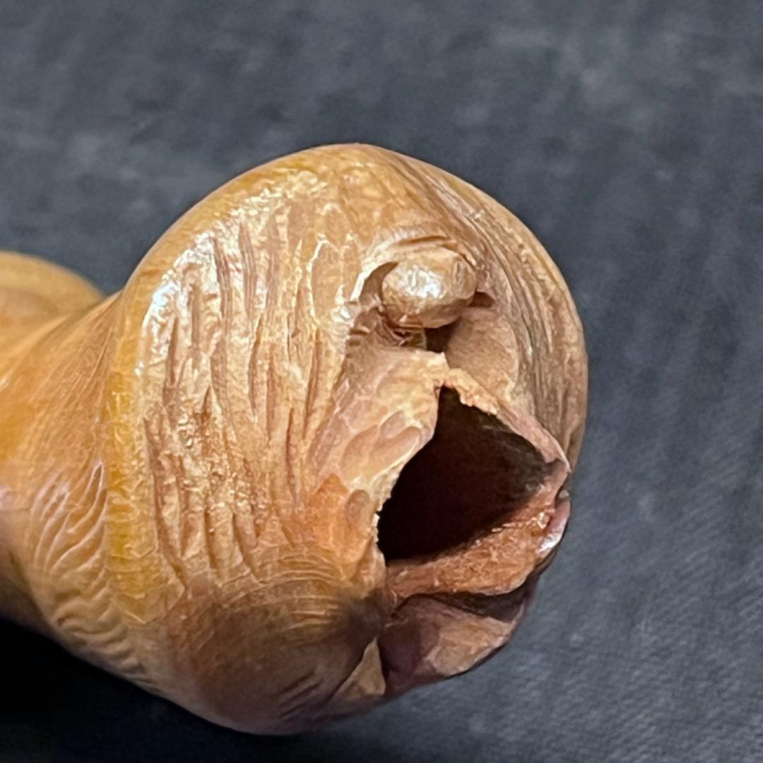 ▽Ba左1037 春画 木製 パイプ 喫煙グッズ 保管品