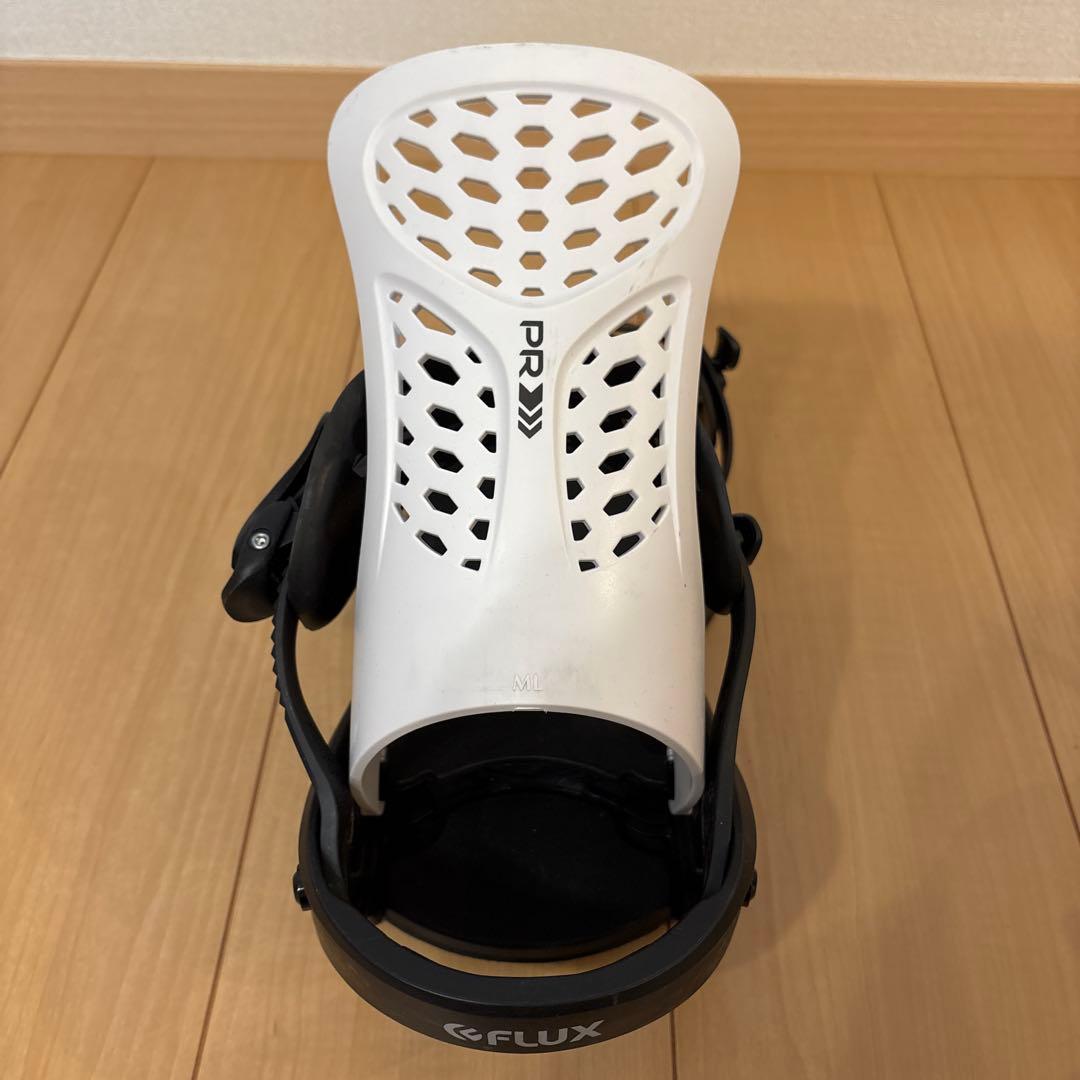 FLUX PR ホワイトMサイズ スノーボードビンディング
