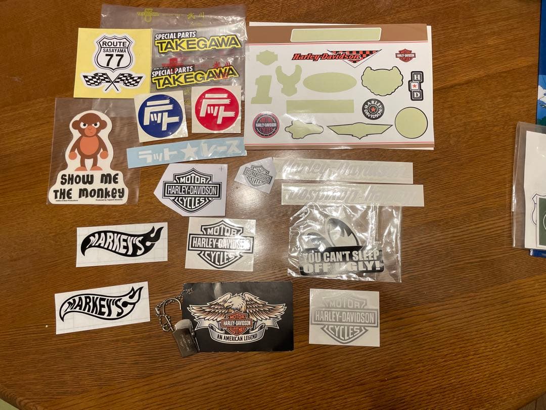 Harley-Davidsonクリップ&ステッカーまとめてお得セット