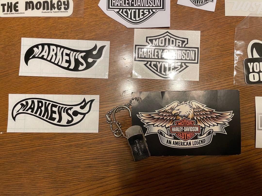 Harley-Davidsonクリップ&ステッカーまとめてお得セット