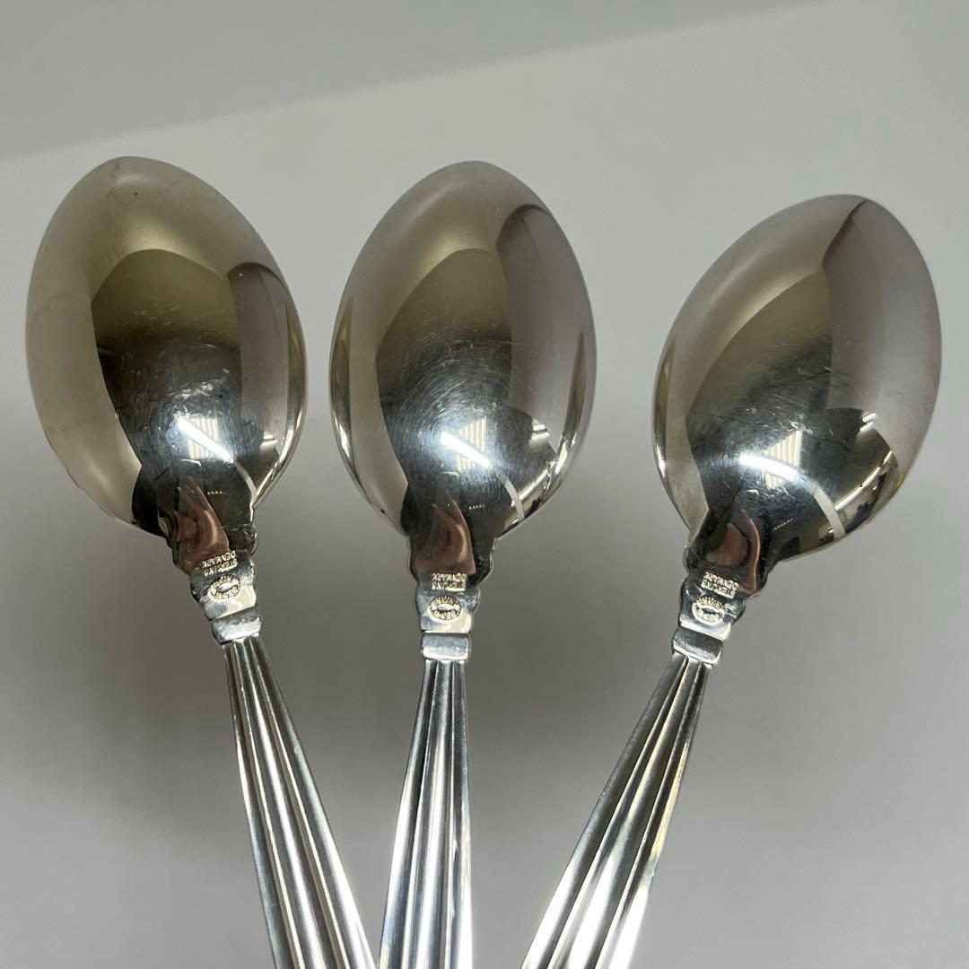 ジョージ ジェンセン エコーン 925sterling ディナースプーン 6本