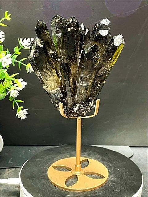 ★超綺麗高透明度水晶クラスターB87C6/168C16D