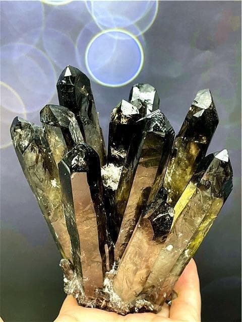 ★超綺麗高透明度水晶クラスターB87C6/168C16D