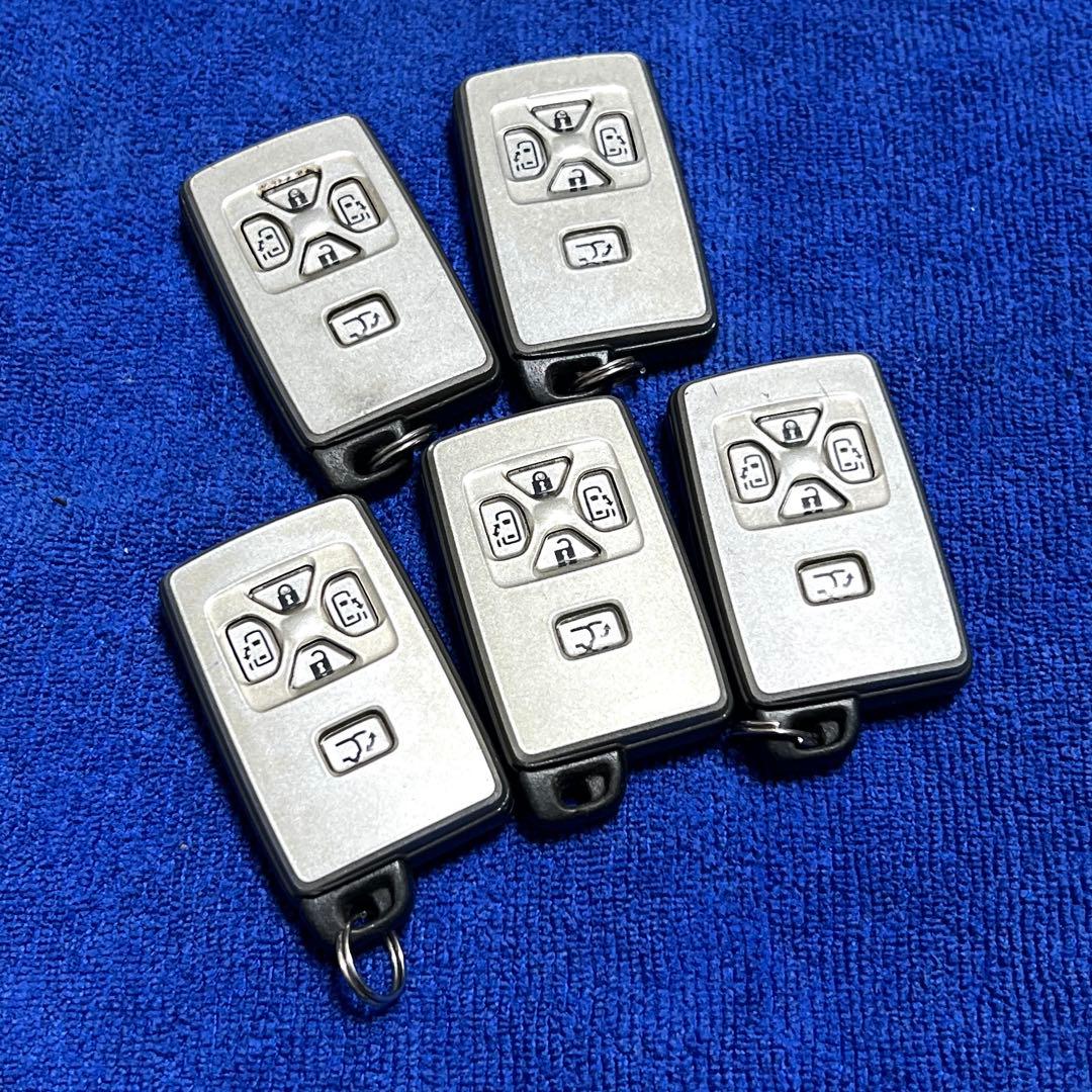 トヨタ ヴェルファイア/アルファード 純正　スマートキー 5個　0751